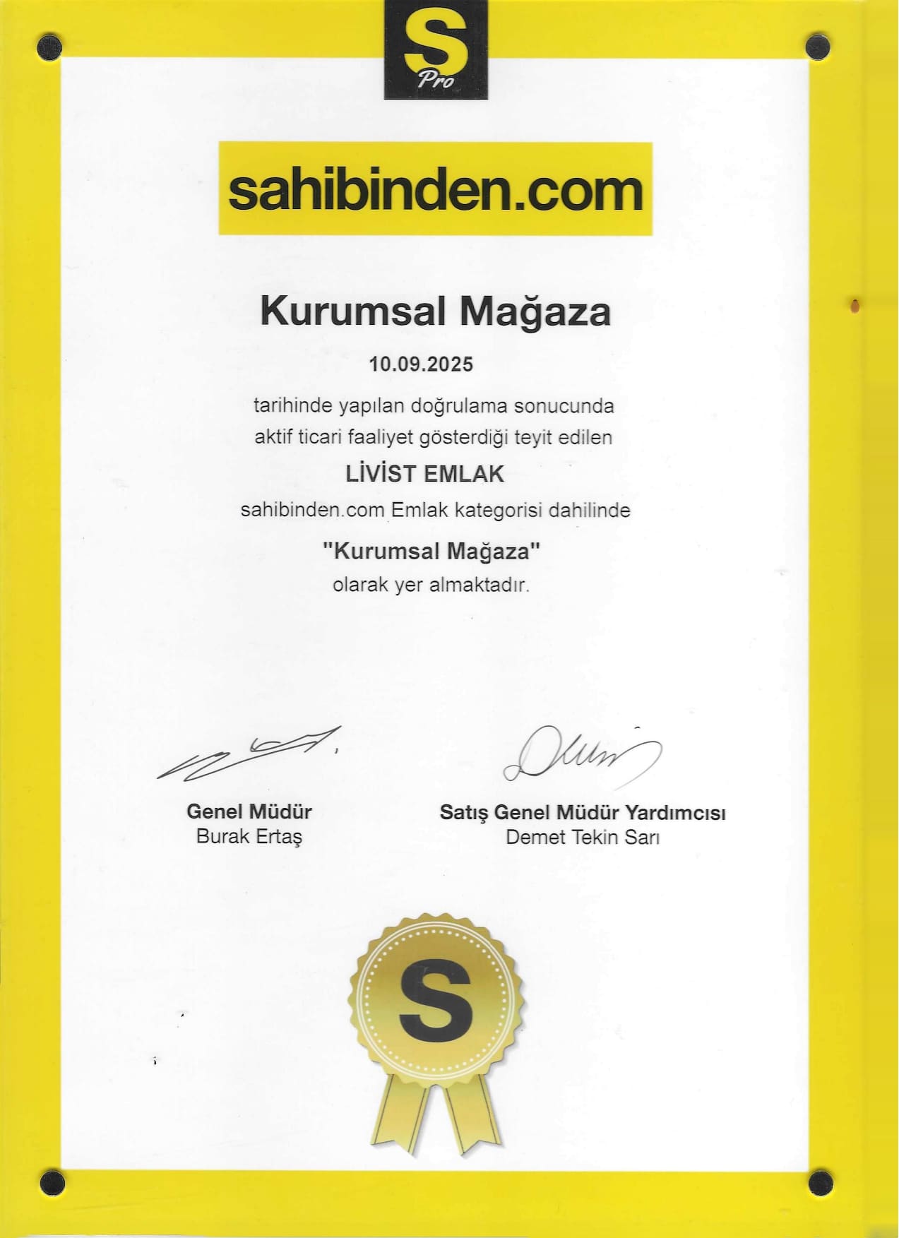 Sahibinden.com Kurumsal Mağaza