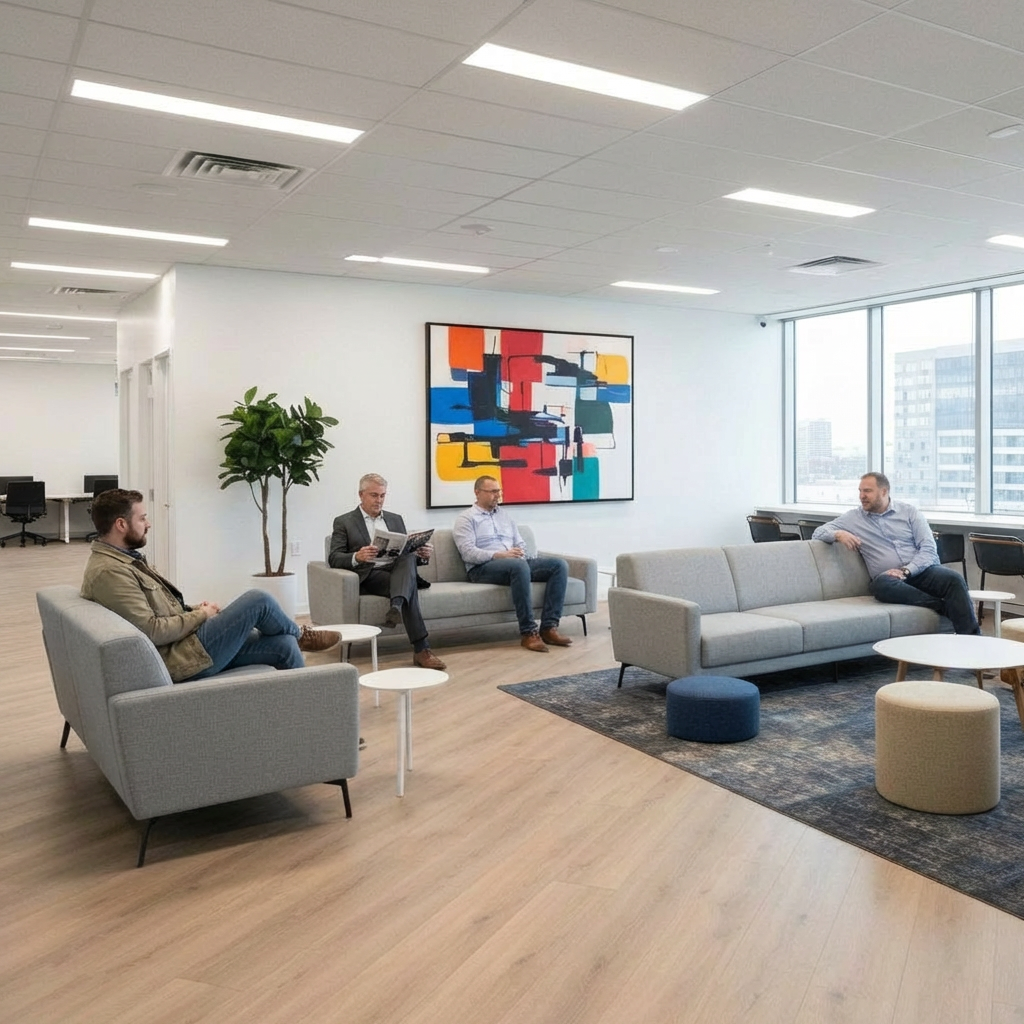 Modern corporate reception